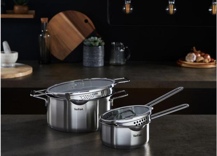 Produktbild Tefal Nordica Kochtopf mit Deckel 24 cm (24 cm, Kochtopf, Edelstahl)
