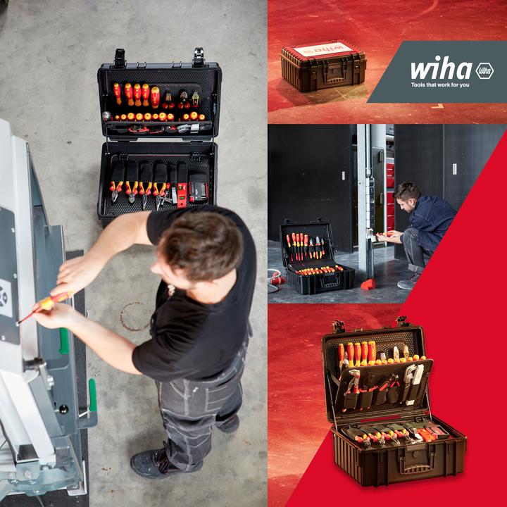 Actual product image Wiha Electrician's tool set Competence XL I mixed 81 pcs. in tool case (81 pieces)