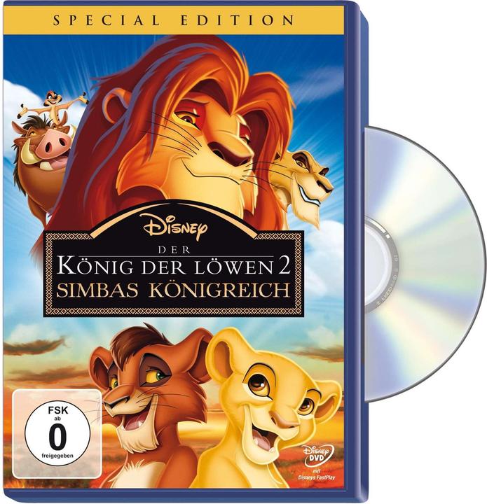 Image du produit Disney Interactive Studios Le Roi Lion 2 - Le royaume de Simba (DVD, 1998, Allemand)