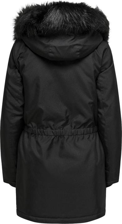 Produktbild Only Kapuze mit abnehmbarem Kunstfell-Rand Gerippte Ärmelbündchen Parka Langer Parka (XXS)