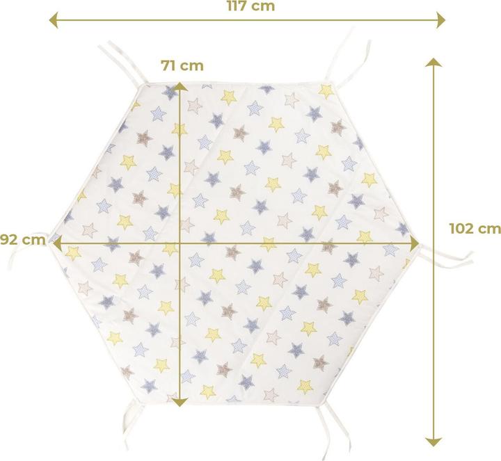 Produktbild Geuther Laufgittereinlage 6-eckig (97 cm, 112 cm)