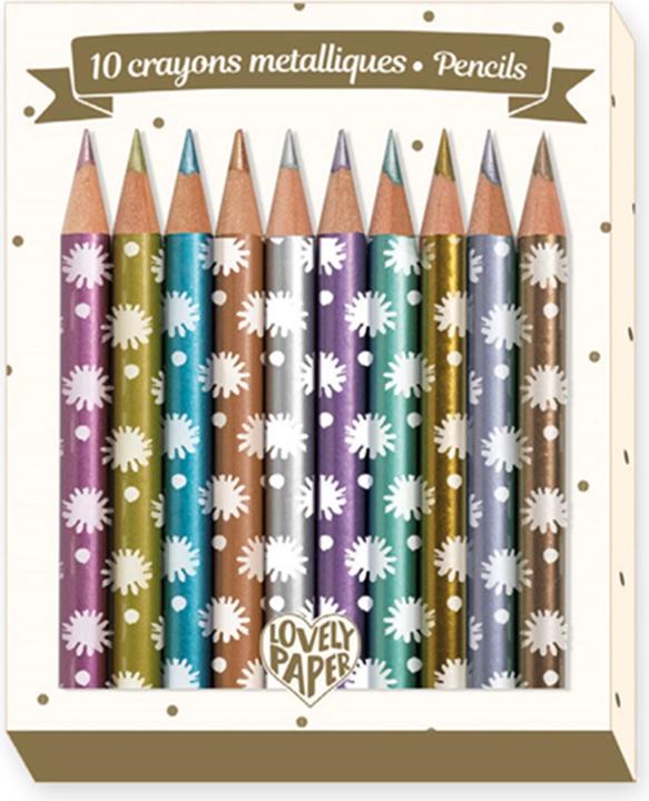 Produktbild Djeco Chichi (10 Mini Metallic Stifte, 10 x)