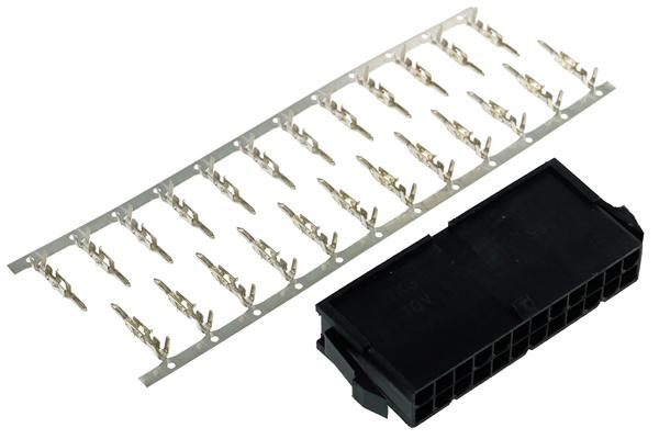 Image du produit Phobya Connecteur d'alimentation ATX Connecteur femelle 24 broches