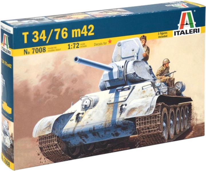 Actual product image Tamiya 1:72 T 34/76 Russian tank