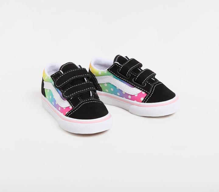 Vans Old Skool V Glow Rainbow BLACK/MULTI (21.5)
