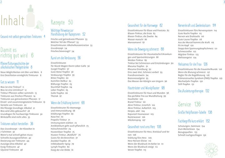 Valeurs nutritives et ingrédients Heilpflanzen-Tinkturen (Allemand, Rudi Beiser, Helga Ell-Beiser, 2022)