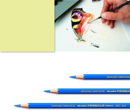 Actual product image Caran d'Ache Prismalo Aquarelle (Yellow, 1 x)