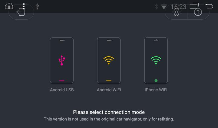 Produktbild Radical R-D111 1-DIN (Android Auto, Apple Carplay)