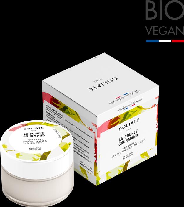 Goliate THE GOURMAND COUPLE - lubricate, play, lick, massage (Körpercreme, Körperlotion, Körpermilch, Körpergel, 50 ml)