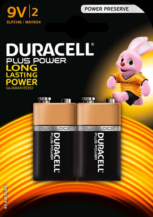 Actual product image Duracell Plus Power (2 pcs., 9V Block, 580 mAh)