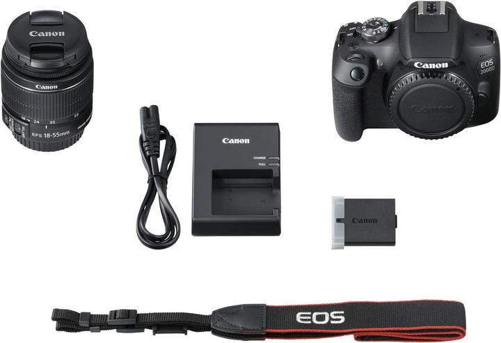 Produktbild Canon Eos 2000d (18 - 55 mm, 24.10 Mpx, APS-C / DX)