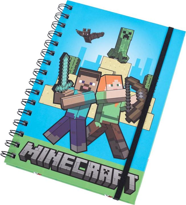 Produktbild Minecraft Notizbuch Logo (A5, Liniert, Harter Einband)