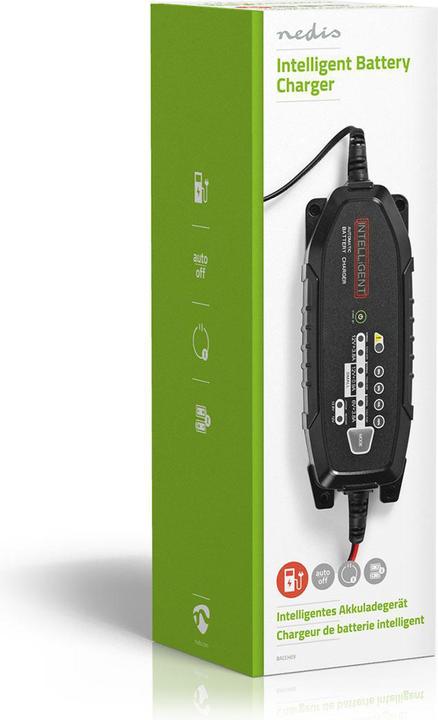 Image du produit Nedis Chargeur de batterie plomb-acide| 6 VDC 12 12.8| 3.80 A| Maintien de charge| (6V, 3.80 A)
