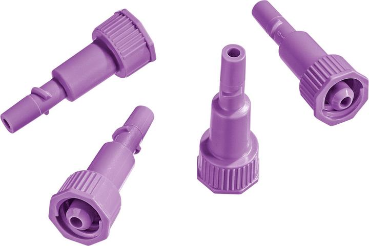 Freka Adapter ENFit/ENLock violett, 15 Stück