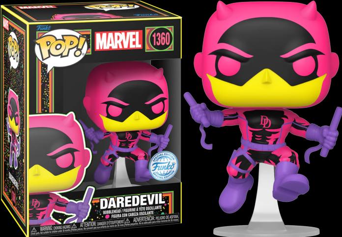 Produktbild Funko POP! Marvel Daredevil - Daredevil (Classic) Lumière Noire Exclusive