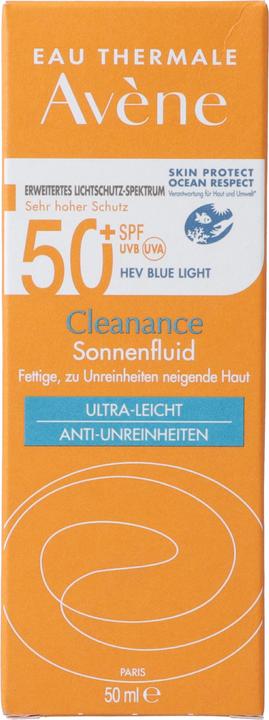 Image du produit Avène Cleanance solaire (Crème solaire, SPF 50+, 50 ml, 68 g)