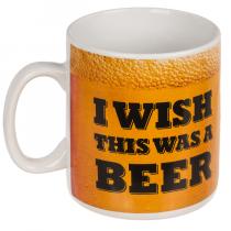 Produktbild Magni Kaffeetasse XL I Wish this was a beer 13x11cm (850 ml, 1 x)