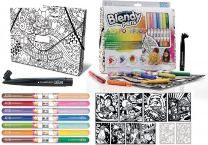 Actual product image Chameleon Airbrush Art Portfolio Set 14 Pens (Multicoloured, 14 x)