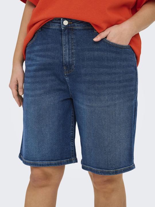 Image du produit Only CARENEDA Hohe Taille Girlfriend Schnitt Jeans Jeans-Shorts (48)