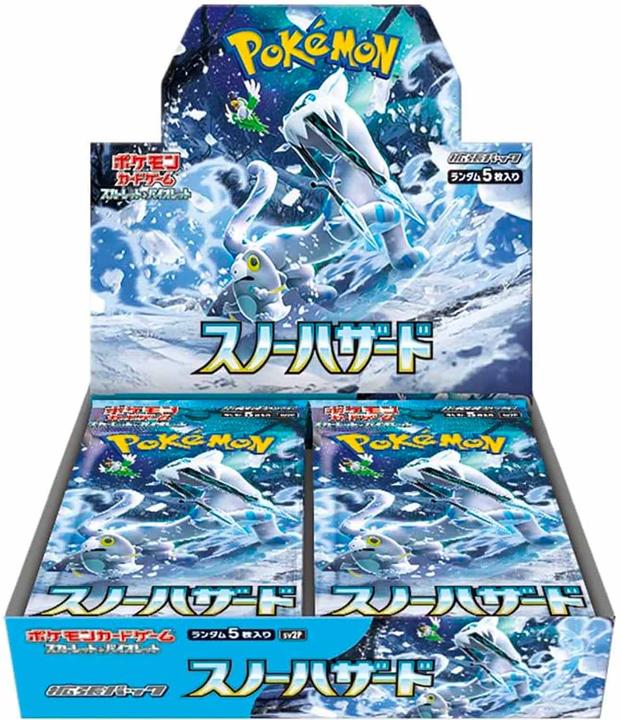 Immagine prodotto Pokémon Scarlet & Violet Snow Hazard (SV2P) Booster Display (Giapponese, Display del booster)