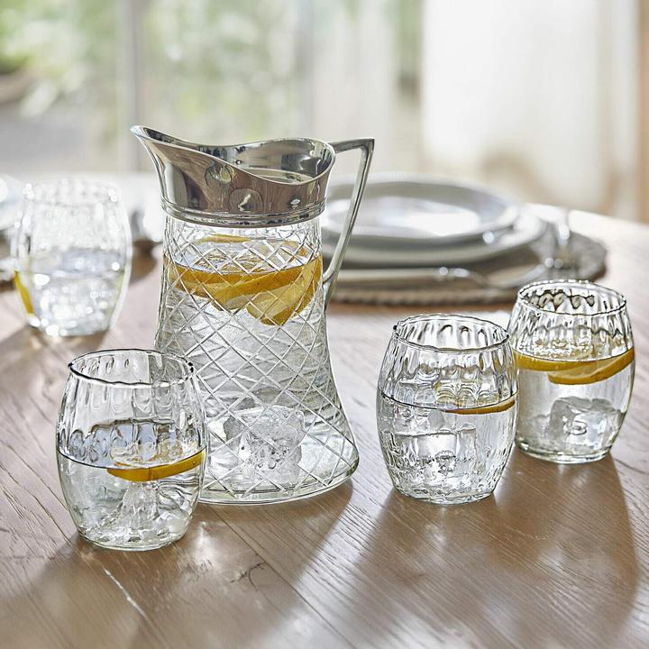 Produktbild Loberon Glas 4er Set Bourgavin klar (0.40 l, 4 x)