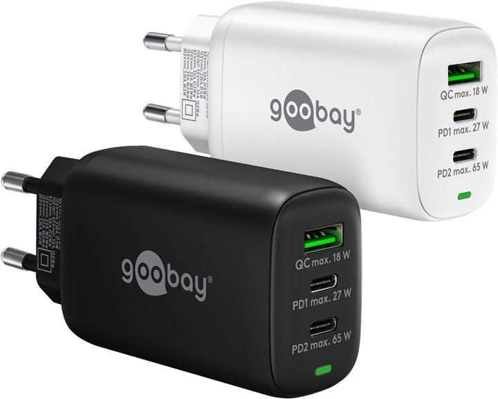 Actual product image Goobay Multiport quick charger (65 W)