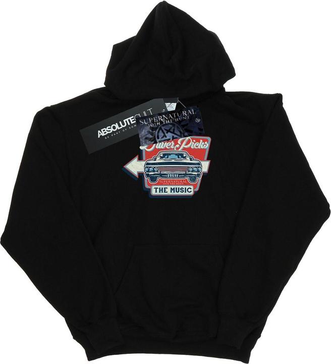 Immagine prodotto Supernatural Driver Picks The Music Felpa con Cappuccio Uomo (XXL)