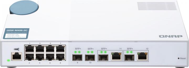 Actual product image QNAP QSW-M408-2C (12 Ports)