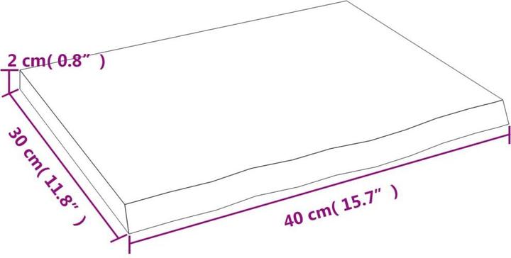 Produktbild VidaXL Lian (40 x 30 x 2 cm)