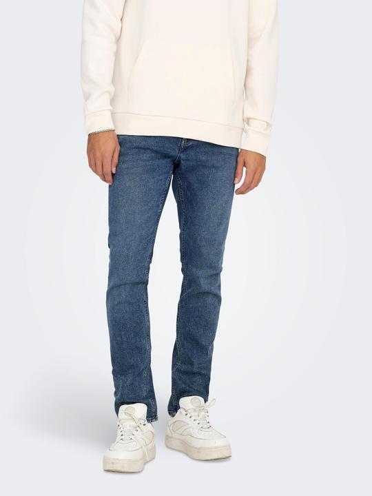 Actual product image Only & Sons ONSLOOM Niedrige Taille Slim Fit Jeans Slim Fit Jeans (W32/L30)