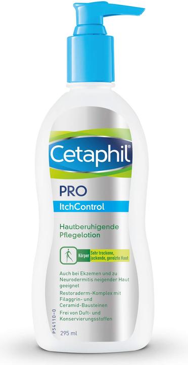 Actual product image Cetaphil Pro Itch Control Care Lotion, 295 ml Lotion (295 ml, 24h cream)