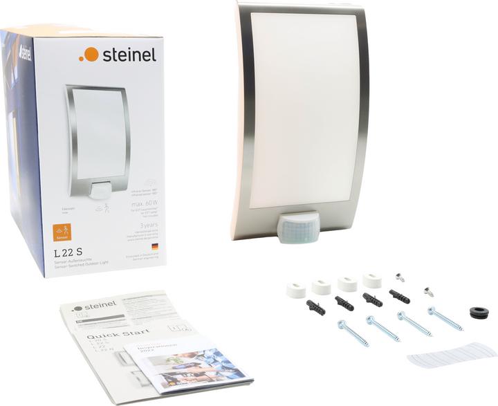 Actual product image Steinel Sensorlampe L 22 S (60 lm, E27, IP44)