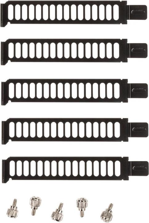 Actual product image Akasa PCI slot plates - 5 pieces
