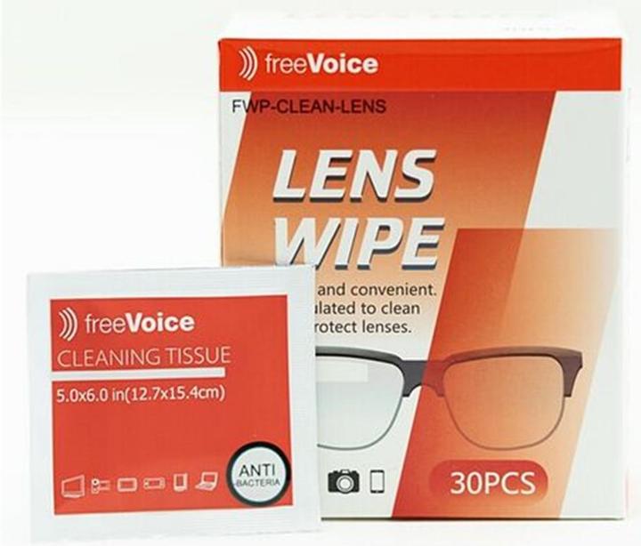 Actual product image FreeVoice Lens Cleaner Cloth 30 pcs