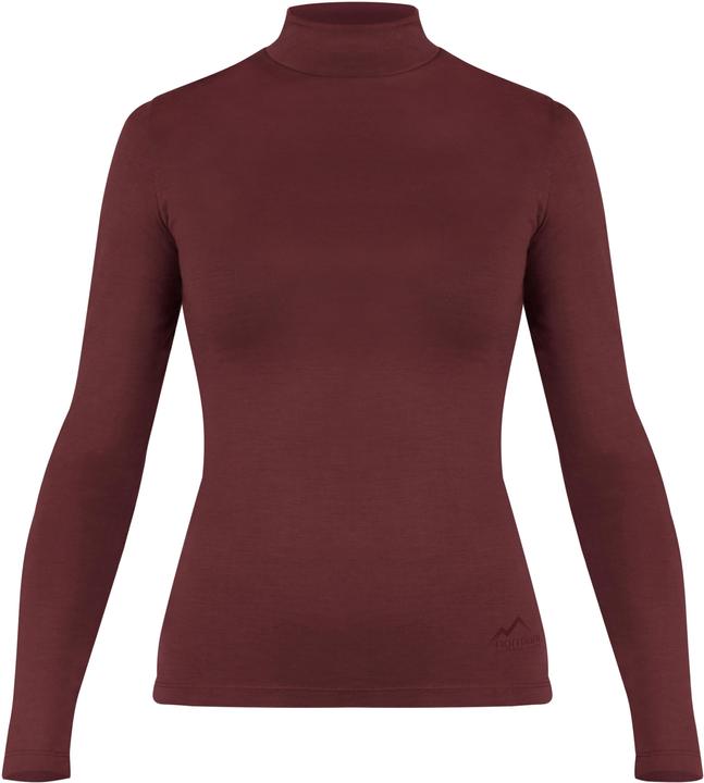 Normani Damen Merino Longsleeve mit Stehkragen „Romsey" - 9561