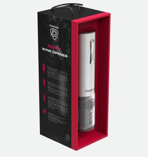 Immagine prodotto Prestigio Set di apribottiglie elettrici Nemi (Cavatappi elettrico)