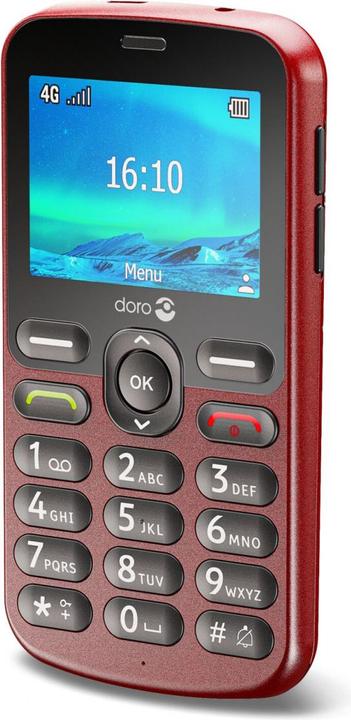 Immagine prodotto Doro 1880 4G senza alimentatore rosso (2.40", 0.31 Mpx, 4G)
