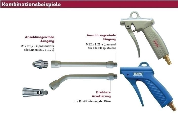 Actual product image Elmag Blow-out pistol ELOX