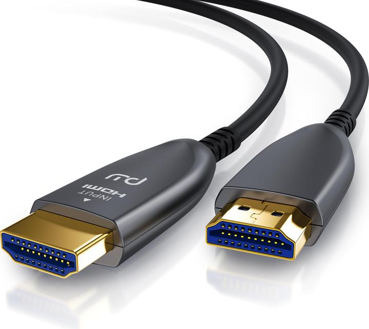 Image du produit Primewire Câble HDMI 2.0b fibre optique, type A, fibre optique Ultra HD, triple blindage, 4K, 3D, ARC (3 m, HDMI)