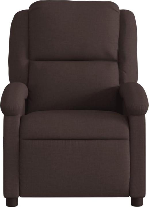 Image du produit VidaXL Fauteuil de massage tissu marron foncé,Couleur : marron foncé,Matériaux
