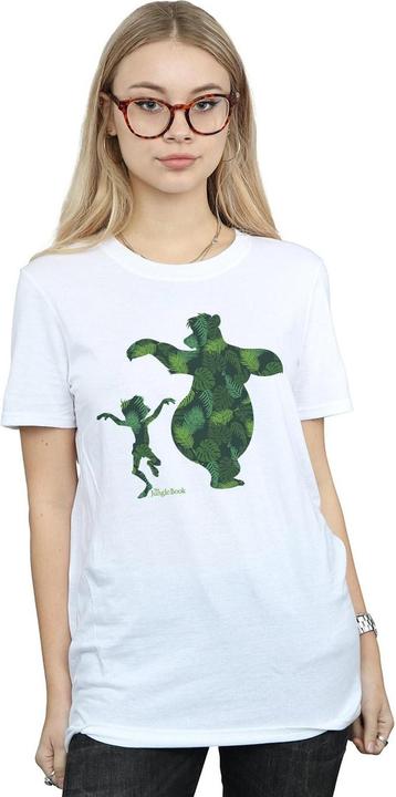 Image du produit Disney - T-shirt THE JUNGLE BOOK MOWGLI AND BALOO DANCE BOYFRIEND FIT - Femme (M)