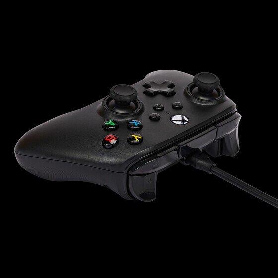 Produktbild PowerA Nano verbesserter kabelgebundener Controller von für Xbox Series X|S - Schwarz (Xbox Series X, Xbox Series S, PC)