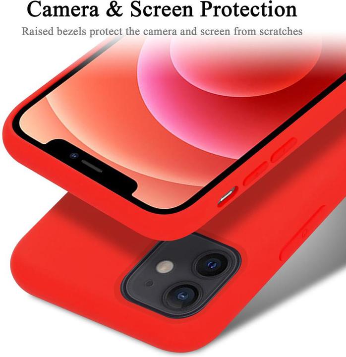 Actual product image Cadorabo TPU Liquid Silicone Case Cover (Apple iPhone 12 mini)