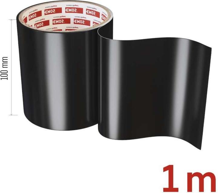 Produktbild Emos Reparaturklebeband für Schwimmbecken, 1 m x 100 mm, schwarz (100 mm)