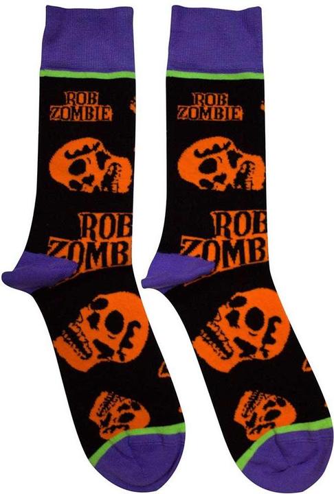 Actual product image Rob Zombie Unisex Adult Skulls Socks (40.5 - 45.5)