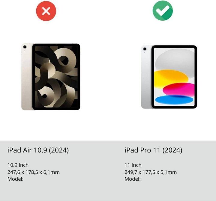 Produktbild Dux Ducis Unid Case (iPad Pro 11 2022 (4. Gen), iPad Pro 11 2024 (M4), iPad Pro 11 2021 (3. Gen), iPad Air 2022 (5. Gen))