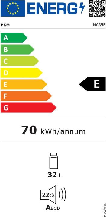 Energie-Label PKM MC35E (32 l)