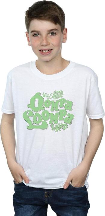 Image du produit Willy Wonka & the Chocolate Factory - T-shirt OOMPA LOOMPA LAND - Garçon (140, 146)
