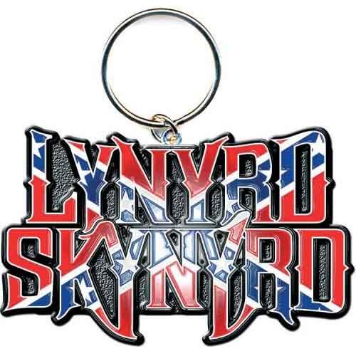 Rock Off Lynyrd Skynyrd Metall Flag Logo