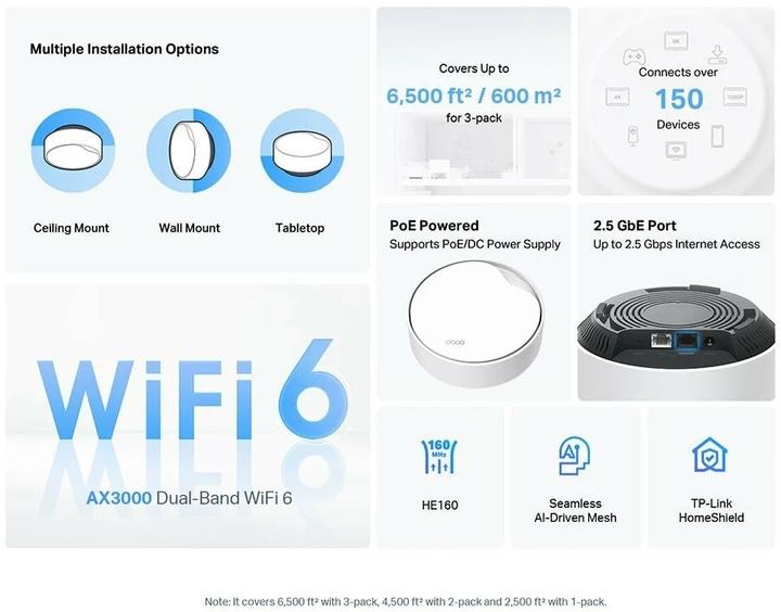 Produktbild TP-Link Deco X50-PoE (1-pack)